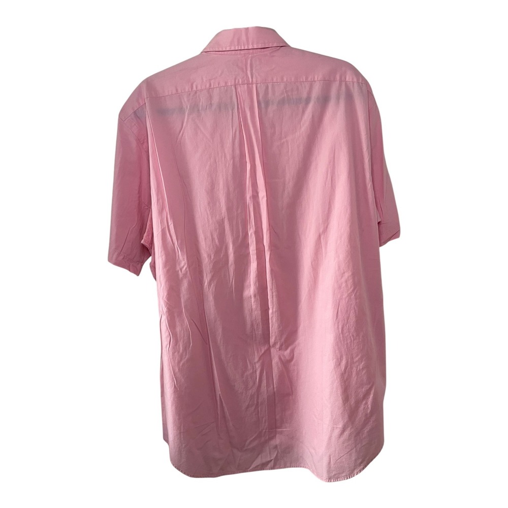 Ralph Lauren Blake Mens L Pink Short Sleeve Button Down Shirt NWT Cotton - Picture 3 of 7